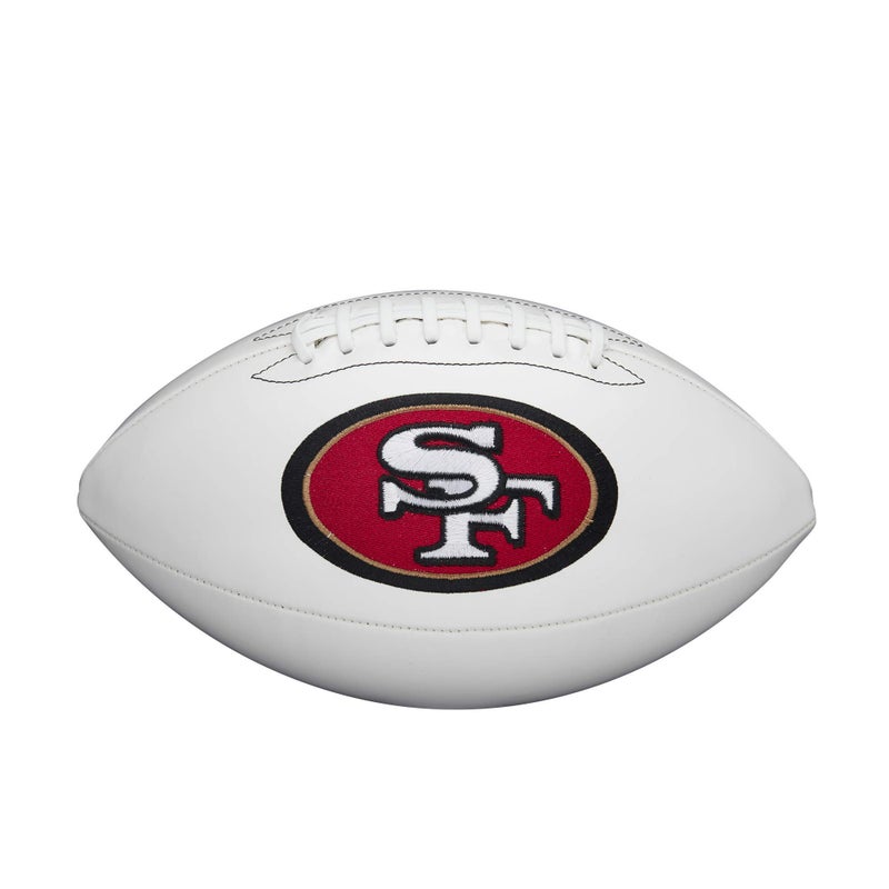 WILSON NFL Live Signature Autograph Football - Official Size, San Francisco 49ers - Image 1